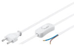 GOOBAY καλώδιο τροφοδοσίας 51349, 2x0.75mm², με διακόπτη, 1.5m, λευκό - 4040849513497 - Image 2
