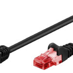 GOOBAY καλώδιο δικτύου 51513, CAT 6 U/UTP, γωνιακό, CCA, 0.25m, μαύρο - 4040849515132