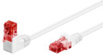 GOOBAY καλώδιο δικτύου 51521, CAT 6 U/UTP, γωνιακό, CCA, 0.5m, λευκό - 4040849515217