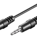 GOOBAY καλώδιο ήχου 3.5mm 51658, 3 pin stereo, copper, 1.5m, μαύρο - 4040849516580
