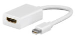 GOOBAY καλώδιο mini DisplayPort σε HDMI θηλυκό 51729, 0.15m, λευκό - 4040849517297