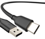 CABLETIME καλώδιο USB-C σε USB U323A, 3A, 480Mbps, 0.25m, μαύρο - 5210131038116