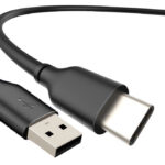 CABLETIME καλώδιο USB-C σε USB U323A, 3A, 480Mbps, 0.25m, μαύρο - 5210131038116