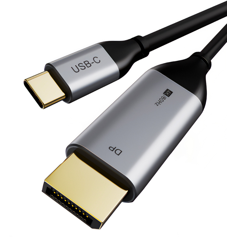 5210131038284 CABLETIME καλώδιο USB-C σε DisplayPort CT-CMDP2, 4K/60Hz, 1.8m, μαύρο - 5210131038284 - Image 1