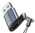 CABLETIME αντάπτορας USB-C σε USB CT-AMCF, 2.1A, 5Gbps, γκρι - 5210131038451