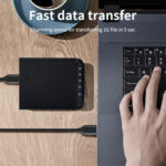 CABLETIME καλώδιο USB CT-AMAMN, 5 Gbps, 0.5m, μαύρο - 5210131038581 - Image 2