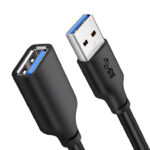 CABLETIME καλώδιο προέκτασης USB CT-AMAFN, 5Gbps, 2m, μαύρο - 5210131038635