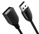 CABLETIME καλώδιο προέκτασης USB CT-AMAF2, 3A, 480Mbps, 1m, μαύρο - 5210131038666