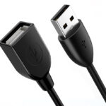 CABLETIME καλώδιο προέκτασης USB CT-AMAF2, 3A, 480Mbps, 1m, μαύρο - 5210131038666