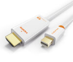 CABLETIME καλώδιο mini DisplayPort σε HDMI CT-03G4K60, 4K, 1.8m, λευκό - 5210131038741
