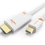 CABLETIME καλώδιο mini DisplayPort σε HDMI CT-03G4K60, 4K, 1.8m, λευκό - 5210131038741