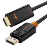 CABLETIME καλώδιο DisplayPort σε HDMI CT-AV585, 1080p/60Hz, 1m, μαύρο - 5210131038772