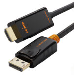 CABLETIME καλώδιο DisplayPort σε HDMI CT-AV585, 1080p/60Hz, 1.8m, μαύρο - 5210131038789