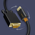 CABLETIME καλώδιο DisplayPort σε VGA CT-04G, 1080p, 3m, μαύρο - 5210131038833 - Image 2