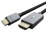 CABLETIME καλώδιο mini DisplayPort σε HDMI CT-P03G4K, 4K, 1.8m, μαύρο - 5210131038840