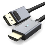 CABLETIME καλώδιο DisplayPort σε HDMI CT-P02G4K, 4K, 1.8m, μαύρο - 5210131038857