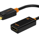 CABLETIME αντάπτορας DisplayPort σε HDMI CT-01G, 1080p, 0.2m, μαύρος - 5210131038970