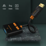 CABLETIME αντάπτορας DisplayPort σε VGA AV586, 1080p/60Hz, μαύρος - 5210131039021 - Image 2