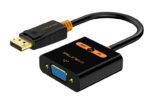 CABLETIME αντάπτορας DisplayPort σε VGA AV586, 1080p/60Hz, μαύρος - 5210131039021