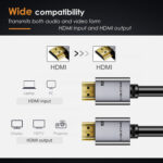 CABLETIME καλώδιο HDMI 2.0 CT-PHE2G, 4K/60Hz, 1m, μαύρο - 5210131039090 - Image 2