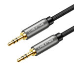 CABLETIME καλώδιο ήχου 3.5mm CT-P11GN, AUX, 1m, μαύρο - 5210131039250