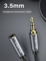CABLETIME προέκταση καλωδίου ήχου 3.5mm CT-P11F, AUX, 1.8m, μαύρο - 5210131039281 - Image 2