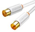 CABLETIME καλώδιο κεραίας CT-AV101, 75 Ohm, 2m, λευκό - 5210131039380