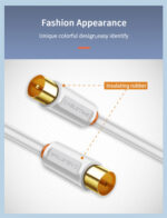 CABLETIME καλώδιο κεραίας CT-AV101, 75 Ohm, 2m, λευκό - 5210131039380 - Image 2