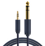 CABLETIME καλώδιο ήχου 3.5mm σε 6.3mm CT-H11G, 1.8m, μαύρο - 5210131039496