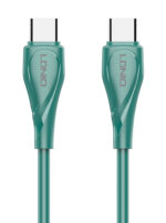 LDNIO καλώδιο USB-C σε USB-C LC611C, 65W PD, 1m, πράσινο -