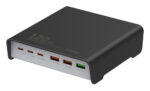 LDNIO σταθμός φόρτισης Q605, 3x USB-C & 3x USB, 120W, PD/QC, μαύρος - 5210131079416
