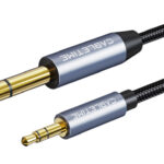 CABLETIME καλώδιο ήχου 3.5mm σε 6.35mm CT-AV321-H11G, 2m, μαύρο - 5210131109120