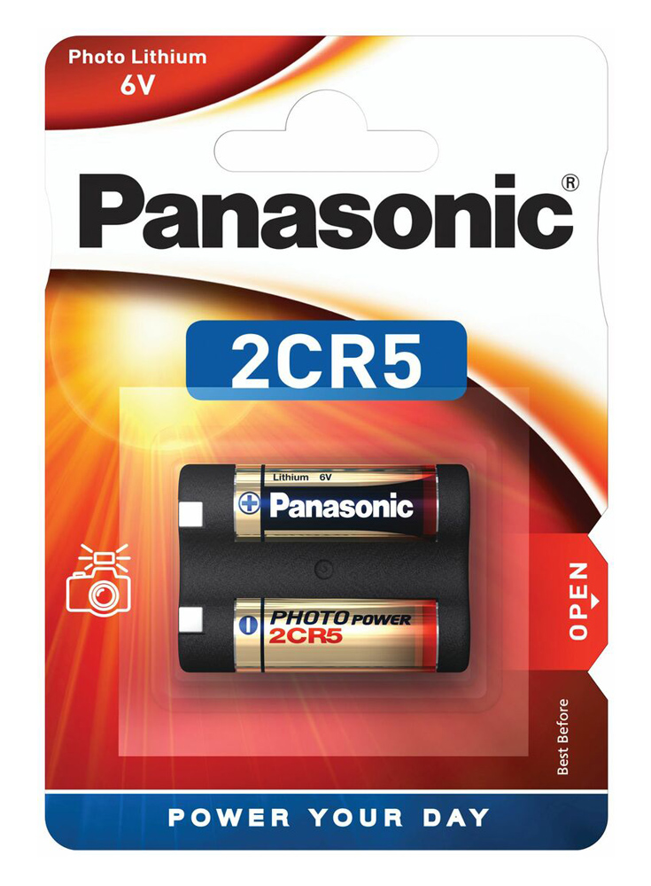 5410853017158 PANASONIC μπαταρία λιθίου, 2CR5, 6V, 1τμχ - 5410853017158 - Image 1