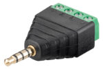 GOOBAY βύσμα 3.5mm σε Terminal Block 4-pin 59198 - 5210131096109