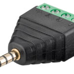 GOOBAY βύσμα 3.5mm σε Terminal Block 4-pin 59198 - 5210131096109