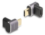 DELOCK αντάπτορας USB-C 60059, αρσενικό σε θηλυκό, 100W, 40Gbps, γκρι - 4043619600595