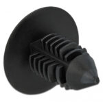 DELOCK Πλαστική τάπα 60187 για κάλυψη οπών, 15x14.5mm, μαύρη, 10τμχ - 4043619601875