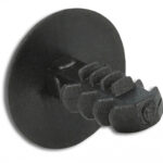 DELOCK Πλαστική τάπα 60188 για κάλυψη οπών, 8.7x9.6mm, μαύρη, 10τμχ - 4043619601882