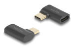 DELOCK αντάπτορας USB-C 60245, αρσενικό σε θηλυκό, 240W, 40Gbps, μαύρος - 4043619602452
