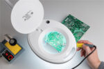 GOOBAY μεγεθυντικός φακός 60361 με σφιγκτήρα, LED, 3 διόπτρες, λευκός - 4040849603617 - Image 2