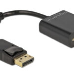 DELOCK αντάπτορας DisplayPort σε VGA 61006, 1920x1200p, passive, μαύρος - 4043619610068