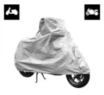 PROPLUS κουκούλα μηχανής 610250 με θήκη, XL 246x104x127cm, ασημί - 8717568799209 - Image 2