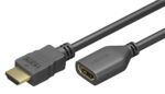 GOOBAY καλώδιο προέκτασης HDMI 61310 Ethernet, 4K/60Hz 18Gbps, 3m, μαύρο - 4040849613104