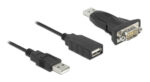 DELOCK αντάπτορας USB σε RS-232 DB9 61506 με καλώδιο USB, 0.8m, μαύρο - 4043619615063 - Image 2