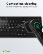 GOOBAY ηλεκτρικό air duster 61667, LED οθόνη, 46.8W, 2000mAh, μαύρο - 4040849616679 - Image 2