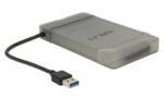 DELOCK αντάπτορας USB σε SATA 62742 με θήκη για 2.5" HDD/SSD, 6Gbps - 4043619627424 - Image 2