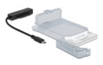 DELOCK αντάπτορας USB-C σε SATA 64084 με θήκη για 2.5" HDD/SSD, 6Gbps - 4043619640843 - Image 2