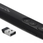 DELOCK Τηλεχειριστήριο παρουσιάσεων 64092 με laser, ασύρματο, έως 30m - 4043619640928