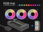 DELOCK RGB hub 64128 για ARGB LEDs, 10 θύρες, μαύρο - 4043619641284 - Image 2