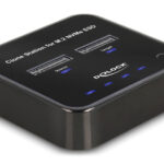DELOCK docking station για M.2 NVMe SSD 64177, 2 θέσεων, 10Gbps, clone function, μαύρο - 4043619641772